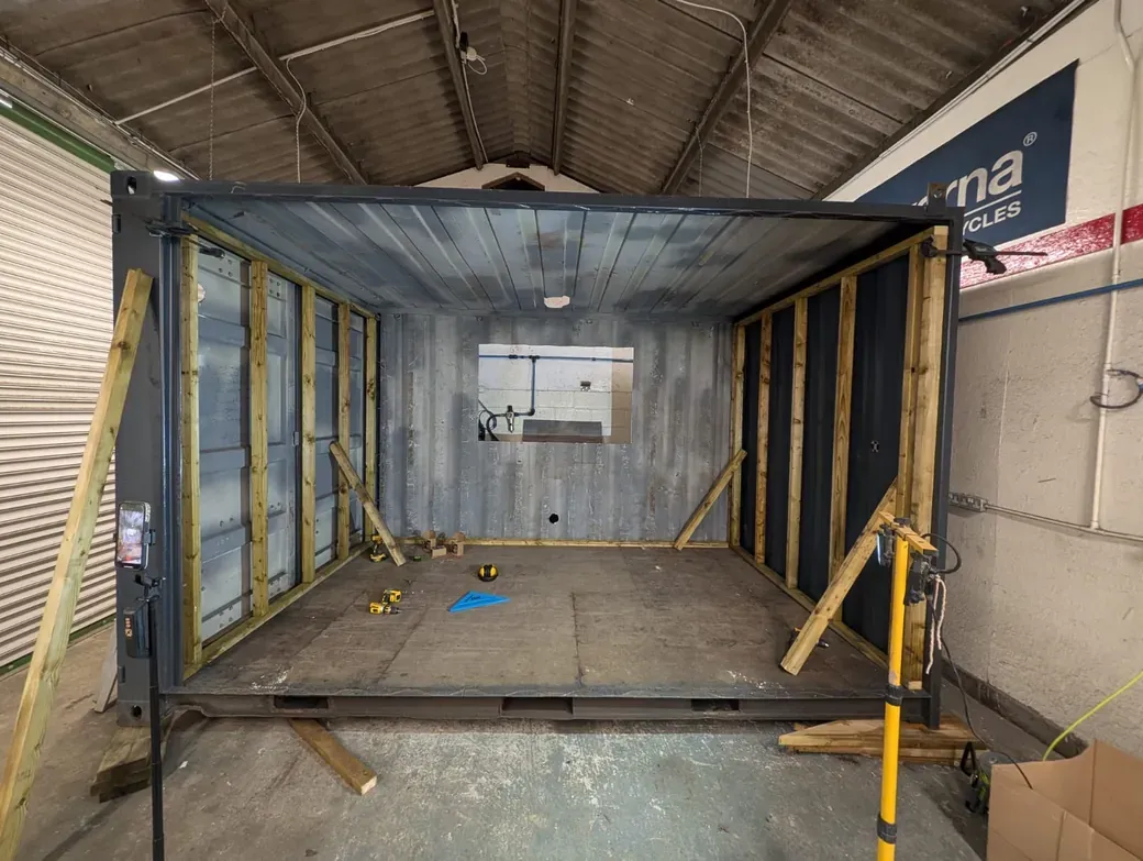 Frame starting to go up