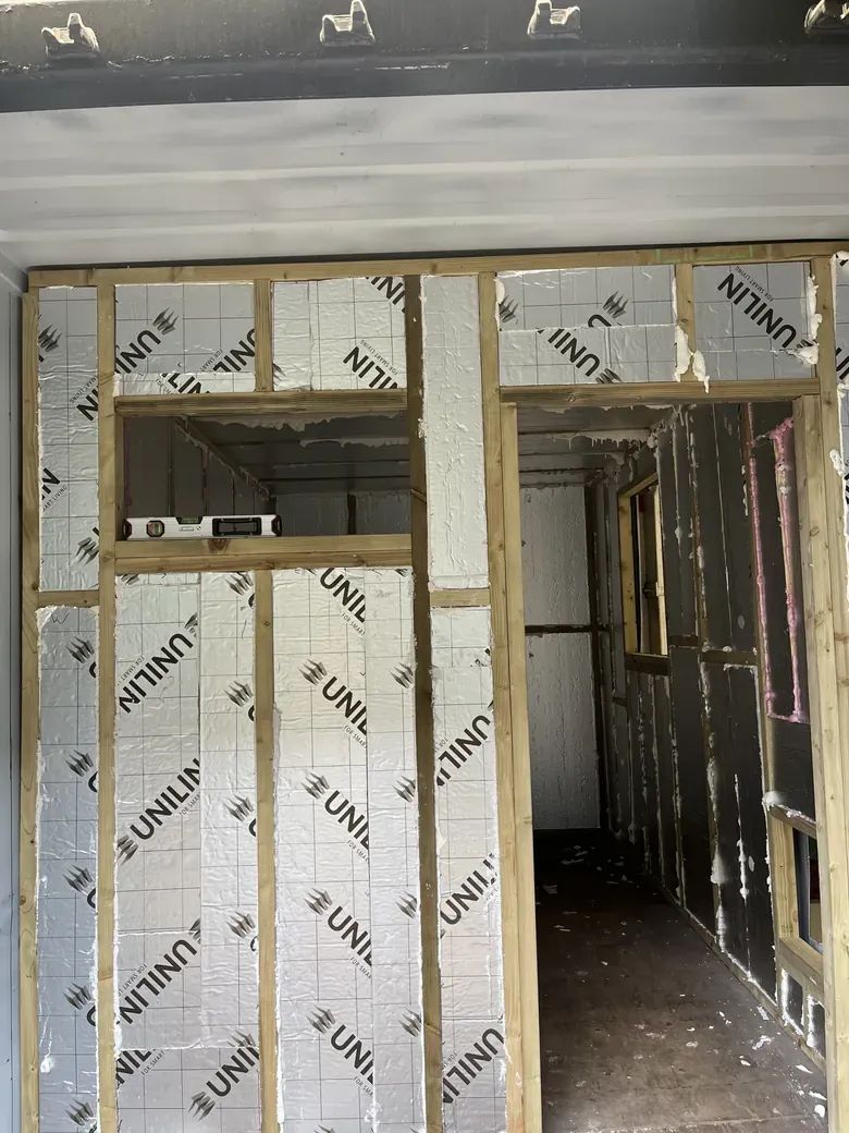 First layer of insulation