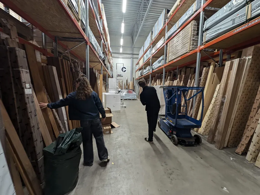 The empty farm workshop before it became Balta Chill