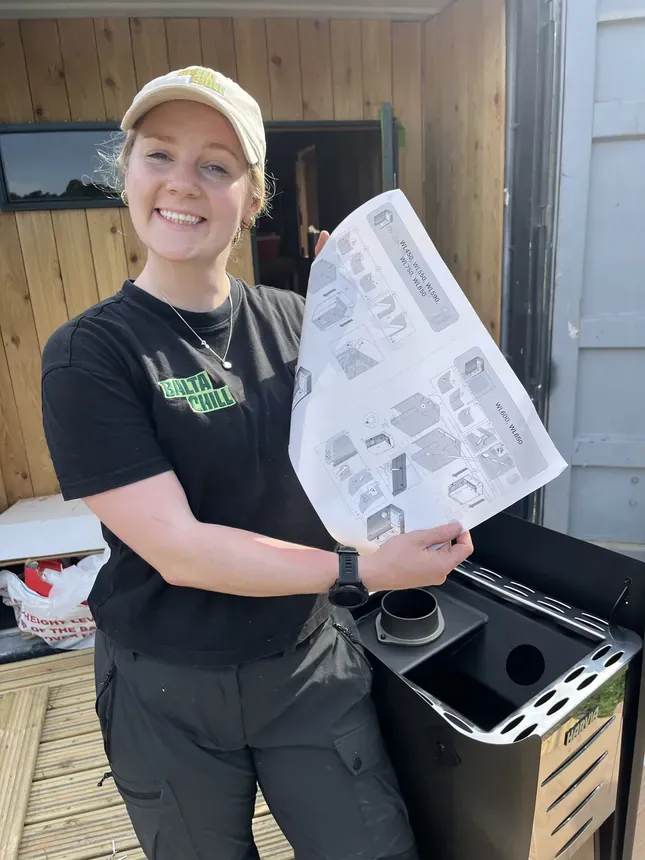 Claire - Surgeon by day, stove assembler by day-off