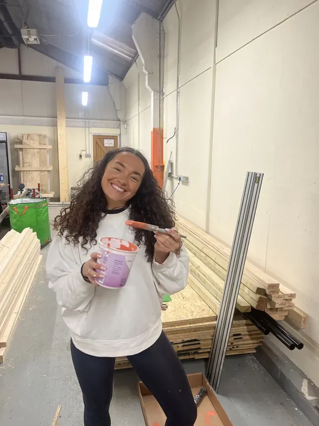 Shannon - Painting a workshop can still be glam