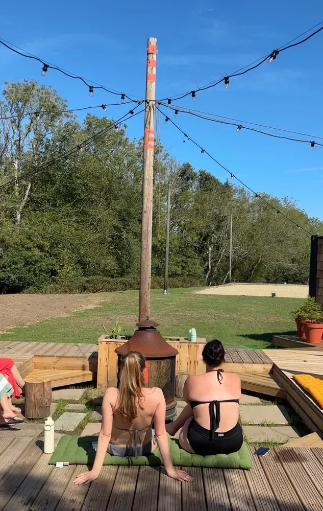 The fire pit